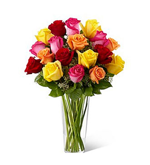 The FTD Bright Spark Rose Bouquet