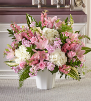 The FTD� Simply Serene� Floor Basket